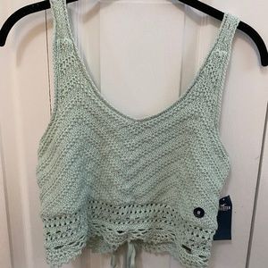 Hollister Crochet Tank Top